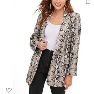 Snakeskin Blazer